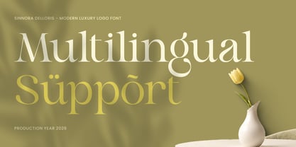 Sinnora Delloris Font Poster 12