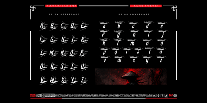 Kazuro Font Poster 14