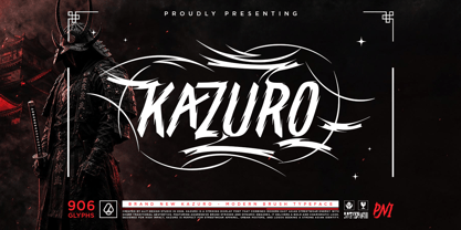 Kazuro Font Poster 1