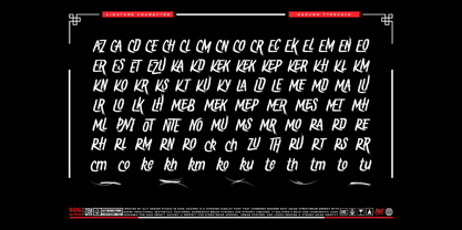 Kazuro Font Poster 10