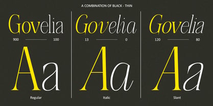Govelia Font Poster 11