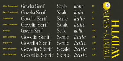 Govelia Font Poster 14
