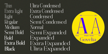 Govelia Font Poster 3