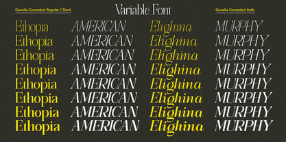 Govelia Font Poster 9