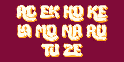 MLTP Tuekila Zeland Font Poster 9