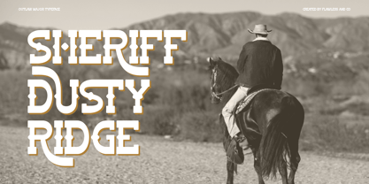 Outlaw Major Font Poster 7