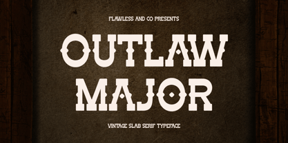 Outlaw Major Font Poster 1