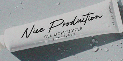 Central Milling Signature Font Poster 4