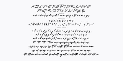 Central Milling Signature Font Poster 12