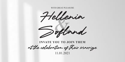 Central Milling Signature Font Poster 7