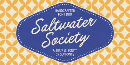 The Saltwater Society Font Poster 1
