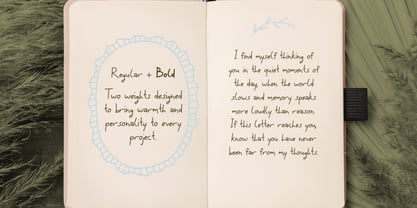 Little Note Font Poster 9