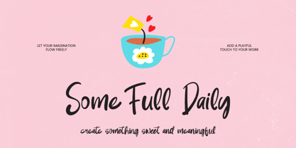 Some Full Daily Font Poster 1