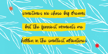Some Full Daily Font Poster 7