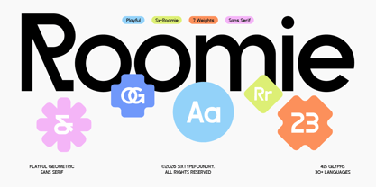 Sx Roomie Font Poster 1