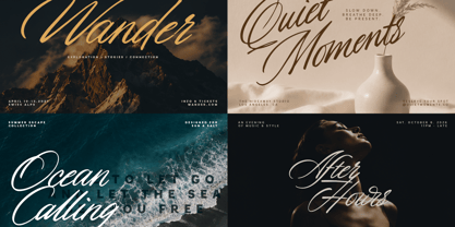 Romantic Romance Font Poster 12