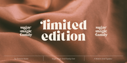 Sugar Magic Serif Font Poster 8