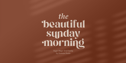 Sugar Magic Serif Font Poster 15