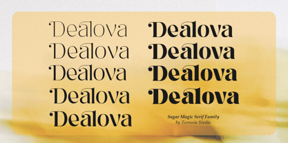 Sugar Magic Serif Font Poster 4