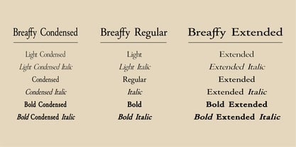 Breaffy Font Poster 3