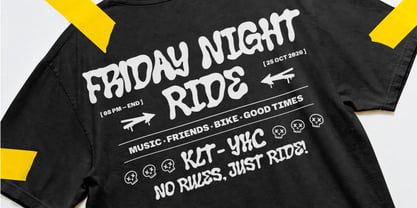 Wiggly Club Font Poster 9
