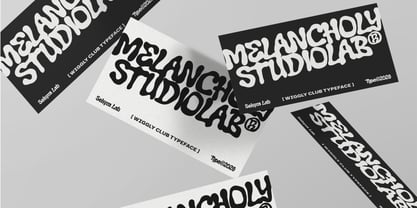 Wiggly Club Font Poster 10