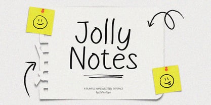 Jolly Notes Font Poster 1