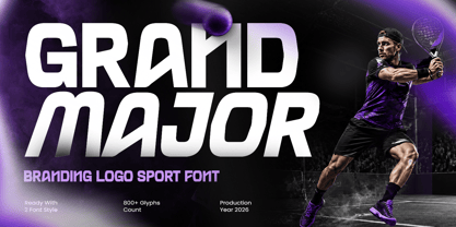 Grand Major Font Poster 1