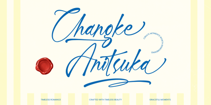 Changke Anitsuka Font Poster 1