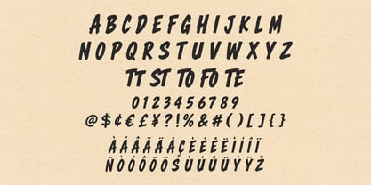 Gasto Fadena Font Poster 7