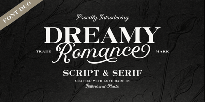 Dreamy Romance Font Poster 1