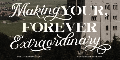 Dreamy Romance Font Poster 5