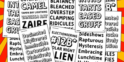 Fankey Font Poster 4