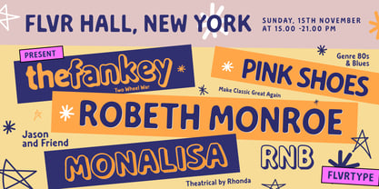 Fankey Font Poster 13