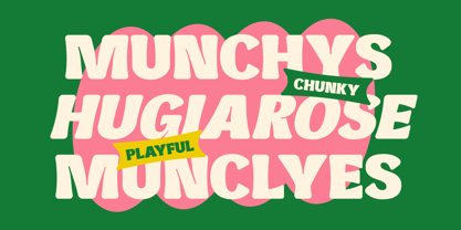 Munchy Font Poster 2