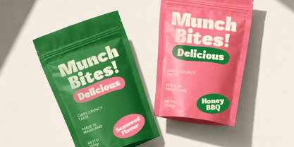 Munchy Font Poster 7