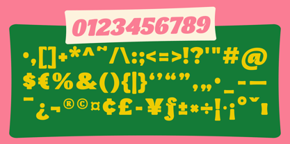 Munchy Font Poster 11