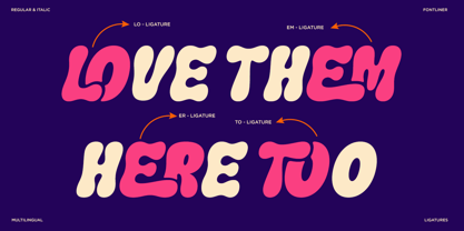 Chunky Moots Font Poster 6