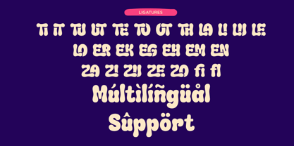 Chunky Moots Font Poster 10