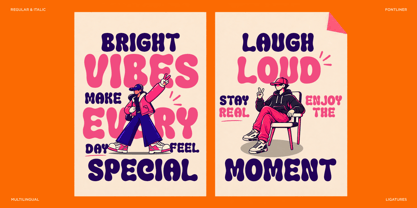 Chunky Moots Font Poster 3