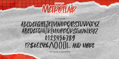 Metroflair Font Poster 7