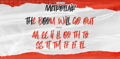 Metroflair Font Poster 8