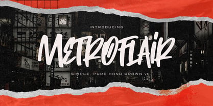 Metroflair Font Poster 1