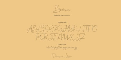 Bellevoire Font Poster 7