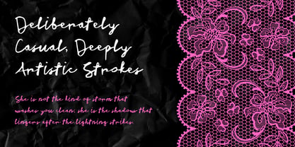 Nisaya Script Font Poster 2