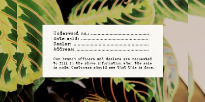 Unexpected Typewriter Font Poster 5