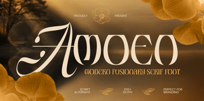Amoen Font Poster 1