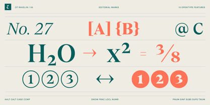 OT Ravelin Font Poster 9