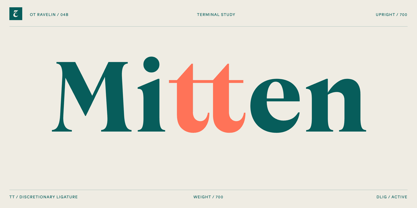 OT Ravelin Font Poster 11