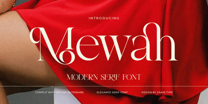 Mewah Font Poster 1